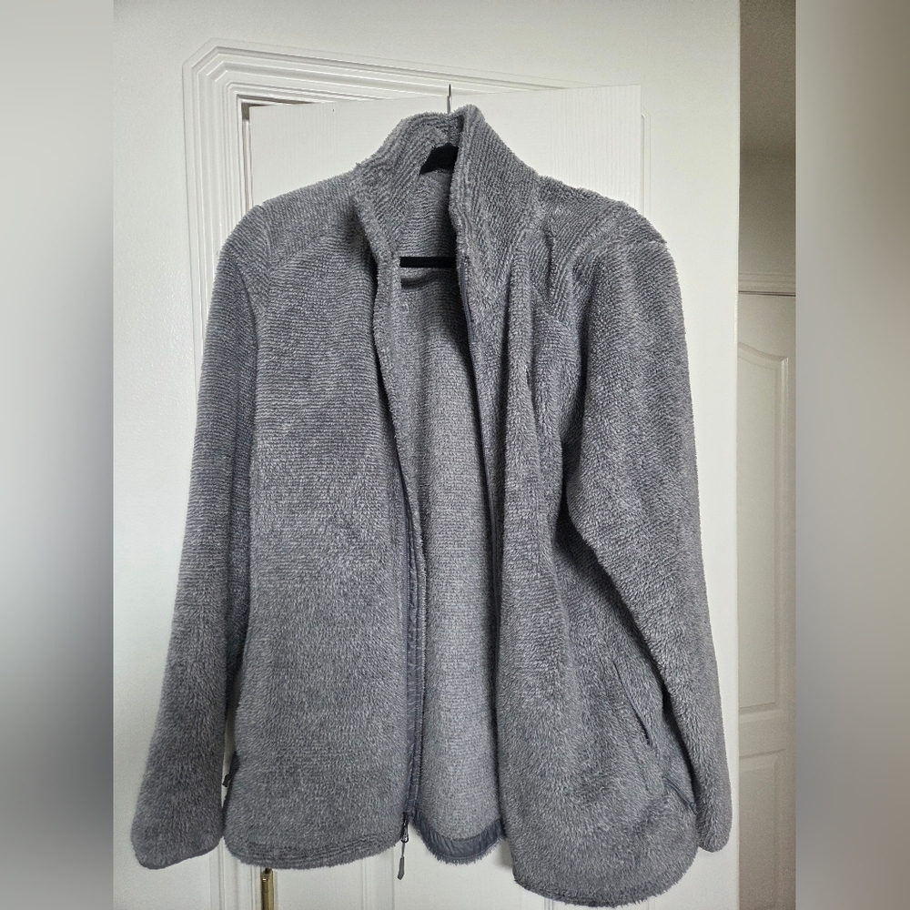 The North Face Osito Fleece Jacket Grey Full Zip Women's XXL